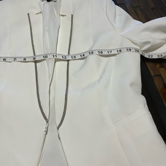 Halogen White Black Womens Blazer - Picture 5 of 10